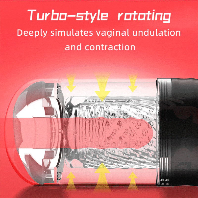 intimilife - Rotating Suction and Sound-Enabled Male Masturbator-IntimiLife