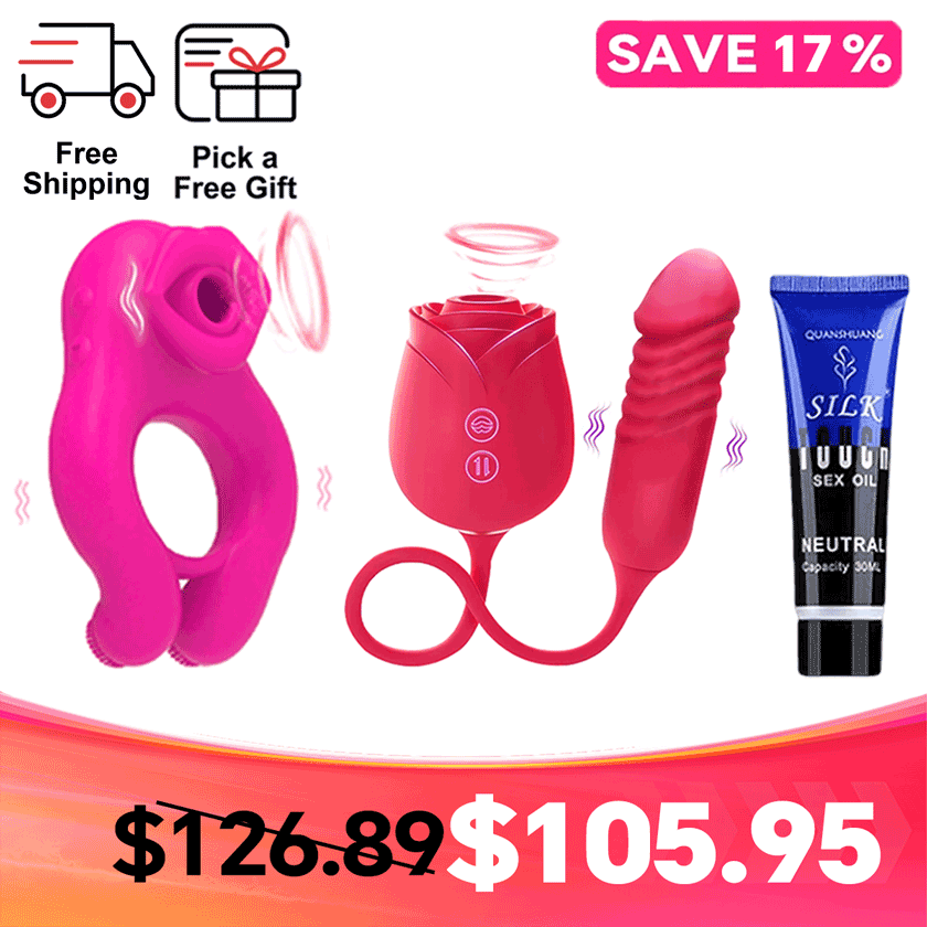 Couples Suction Vibrating Ring – Couples Hot Night Set - External Suction Vibe Ring front product view