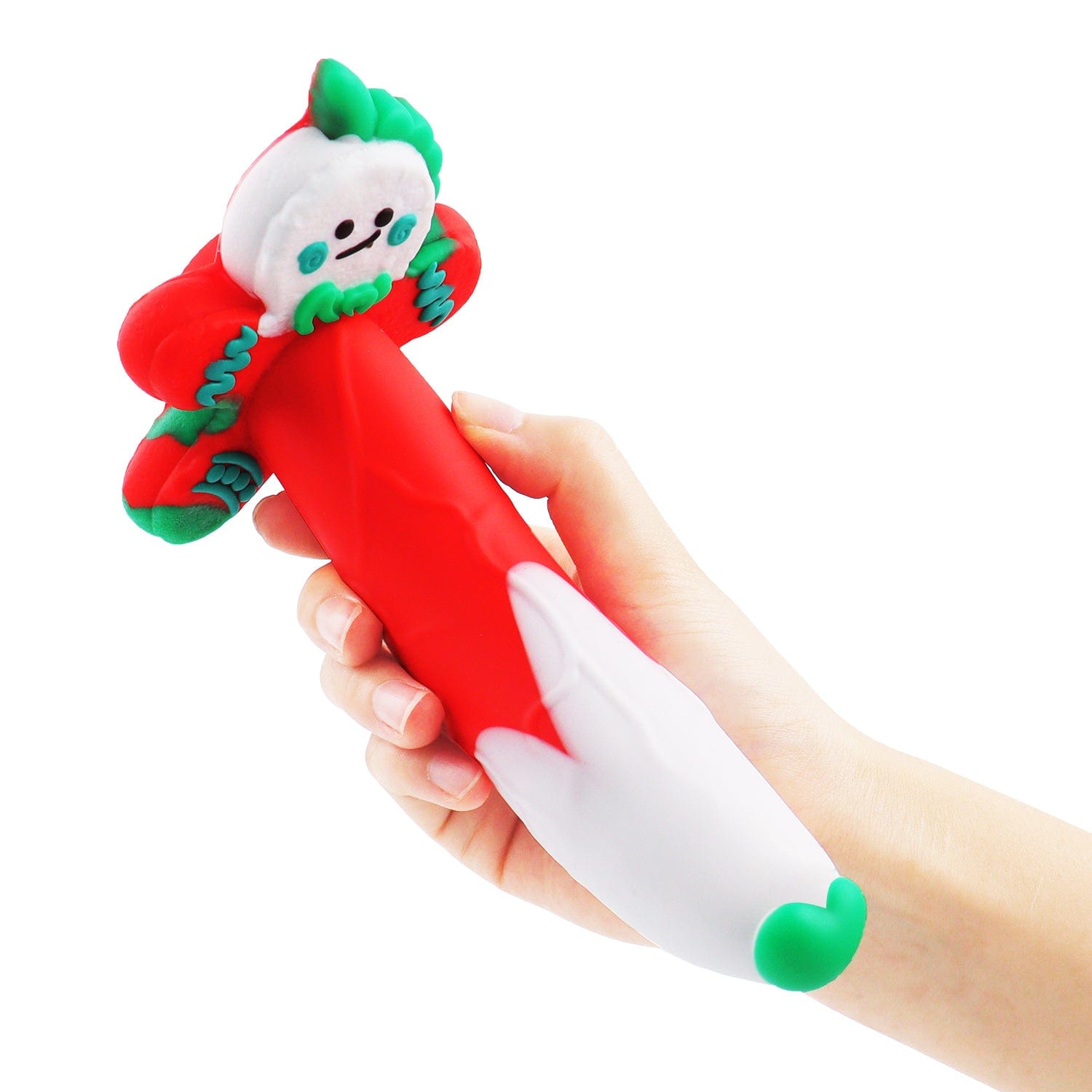 AIMITEX Gingerbread Man Dildo Suction Cup Manual Masturbator-IntimiLife