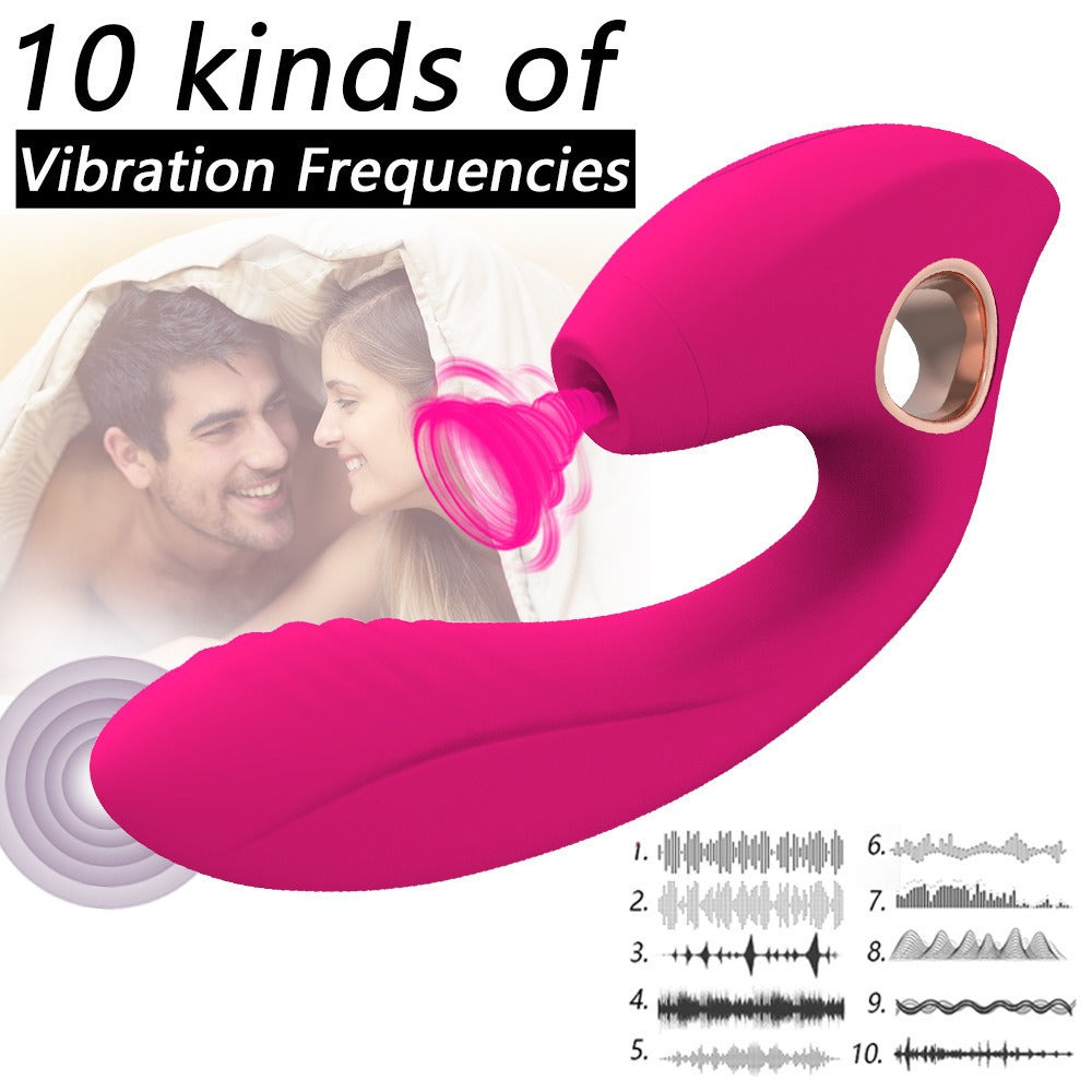 Pulsilia Dual Stimulation Vibe with Clit Suction
