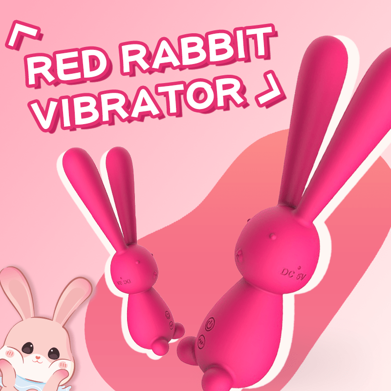 Long-eared Rabbit Silicone G-spot Vibrator-IntimiLife