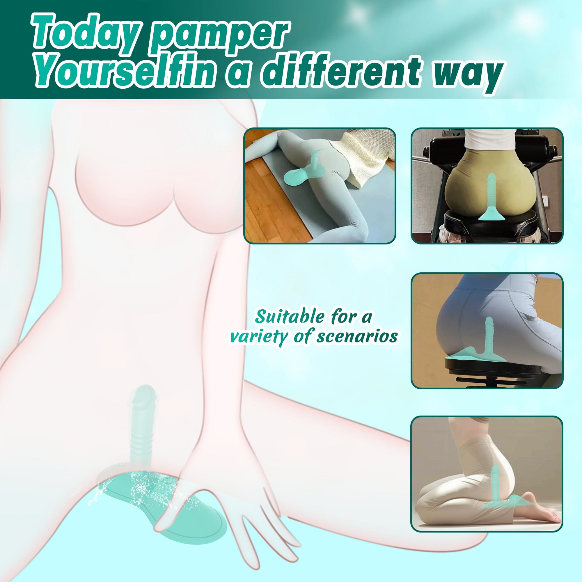 Upgraded Riding-Style Cushion Thrusting G Spot Vibrator With APP-IntimiLife