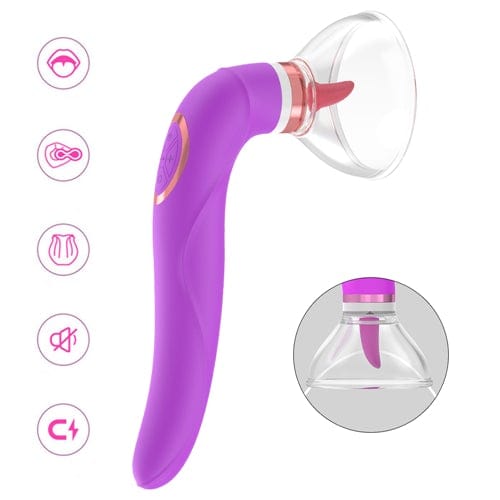 intimilife - Female Clitoral Sucking Tongue Vibrator-IntimiLife