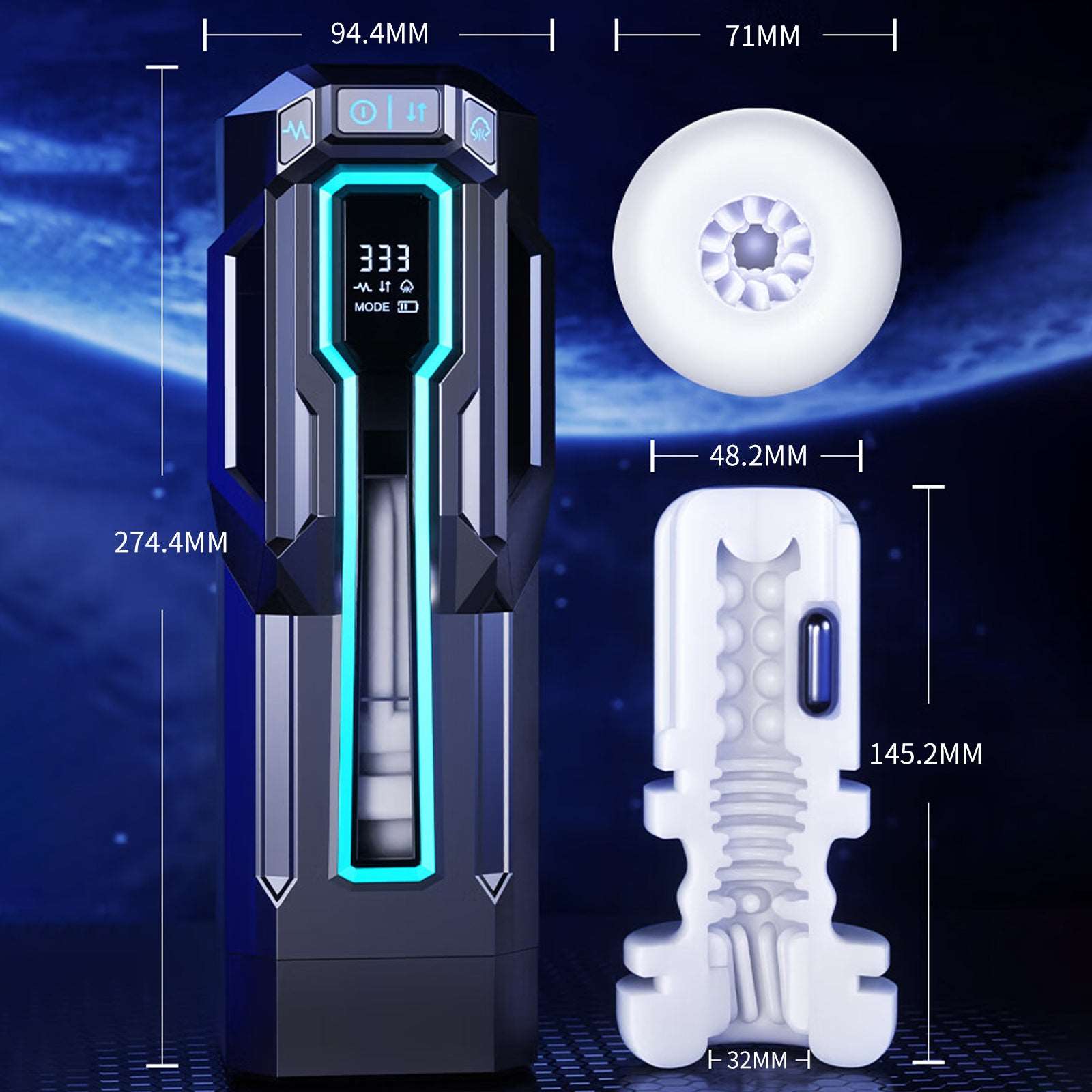 USB charging port and ergonomic design details