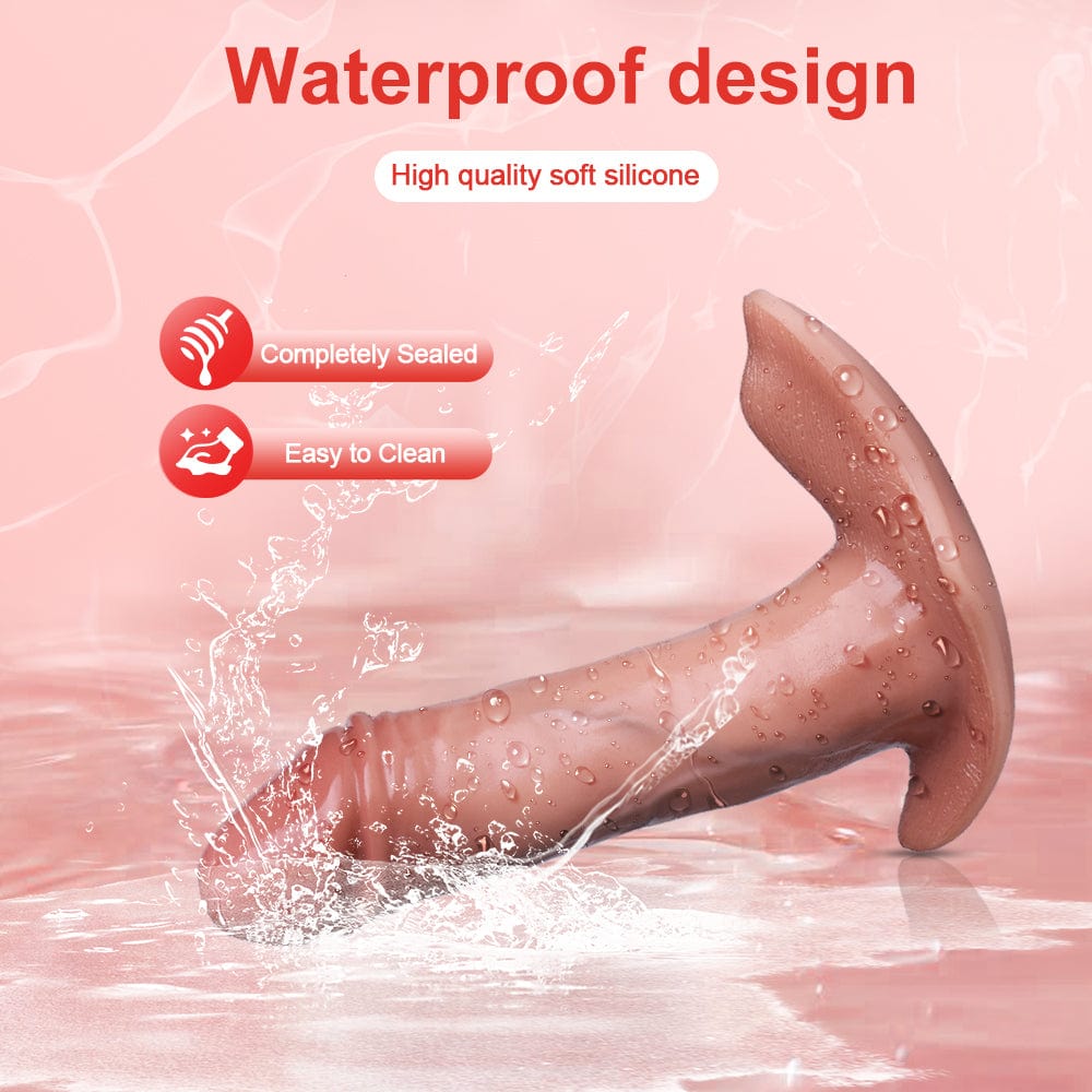 7.5���� 3 in 1 Thrusting Realistic Wearable Dildo Vibrator with Remote Control-IntimiLife