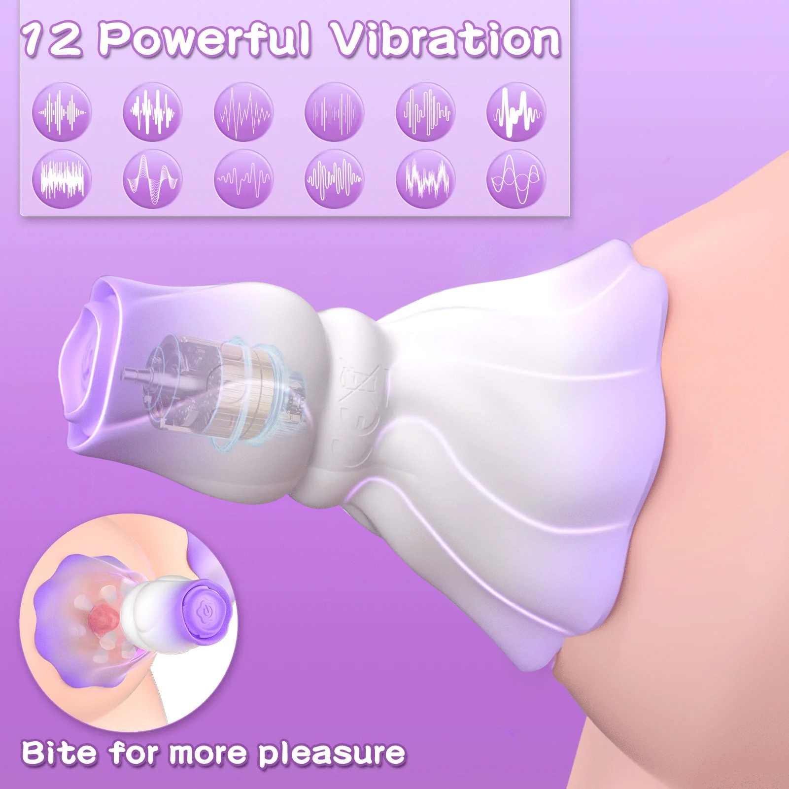 NipEase - Vacuum Chest Suction Toys & Vibrating Massager