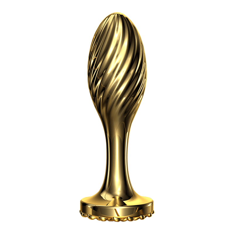 intimilife - Pearl Gold Thread Anal Plug Anal Expansion-IntimiLife