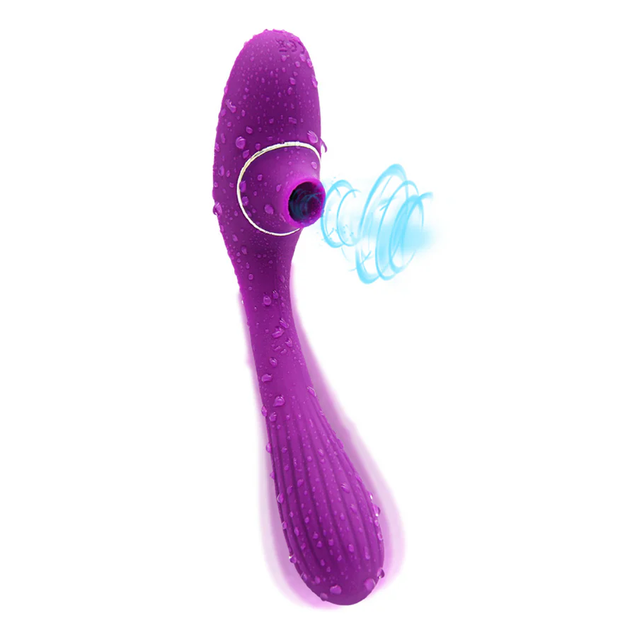 FlexPulse Bendable Wand Massager Air Pulse Suction Vibe