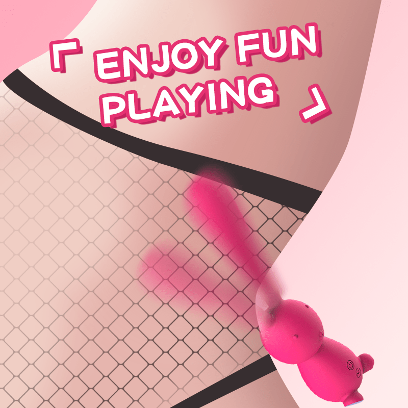 Long-eared Rabbit Silicone G-spot Vibrator-IntimiLife