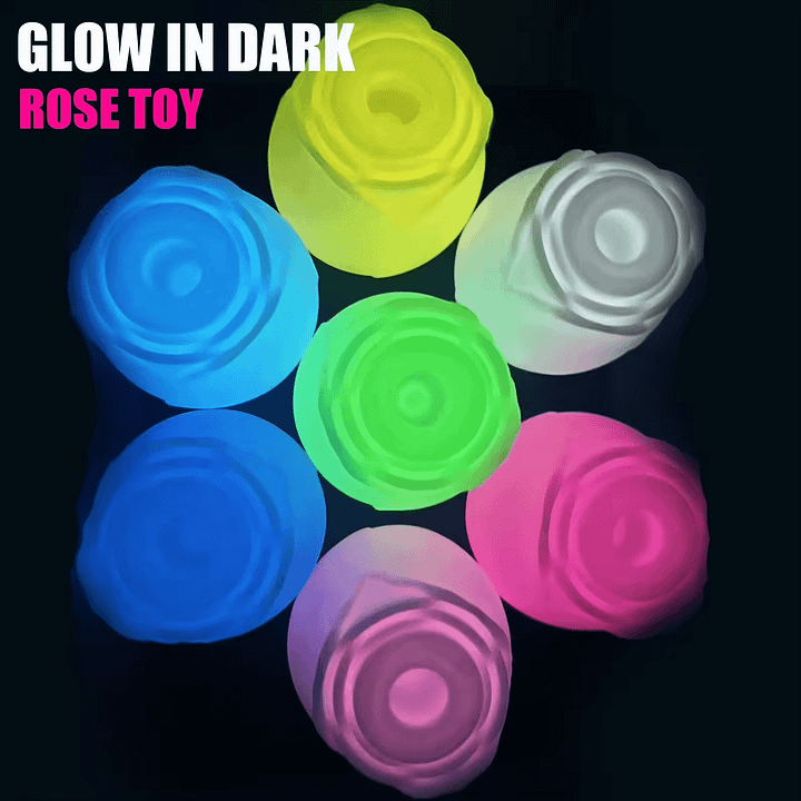 glow in the dark rose toy