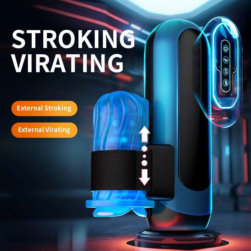 intimilife - Auto Thrusting Vibrating Stroker Male Masturbator-IntimiLife
