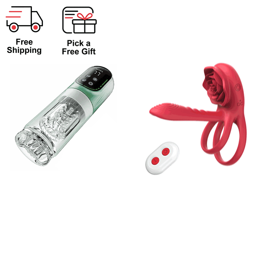 Heaven 4-in-1 Men's Pump Massager - Automatic Male Massager for Ultimate Pleasure features and controls