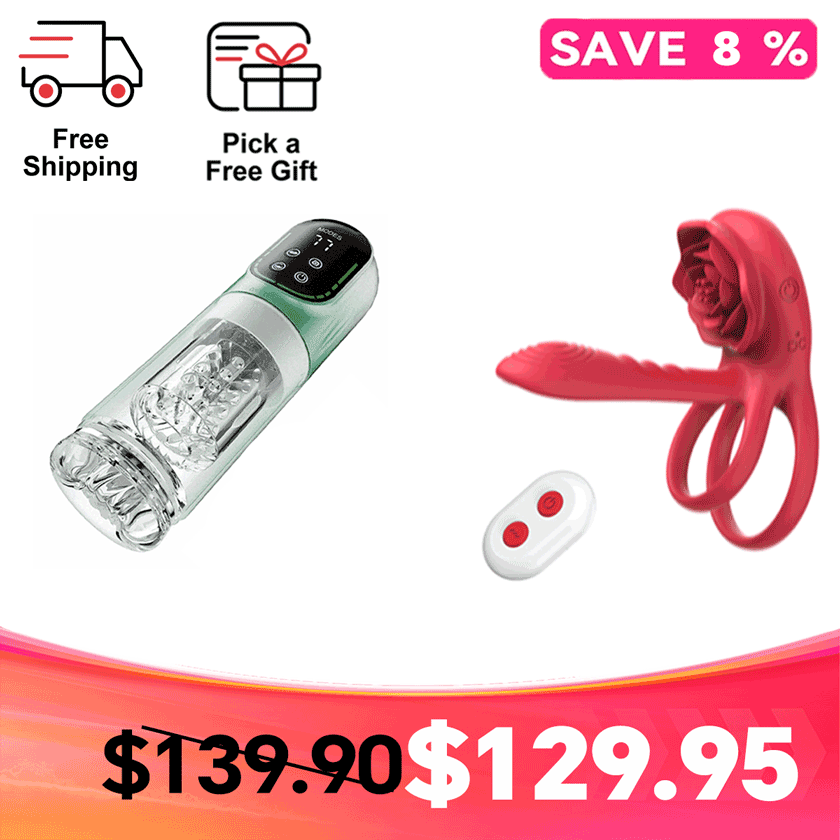 Heaven - 4-in-1 Automatic Men’s Pump Male Massager