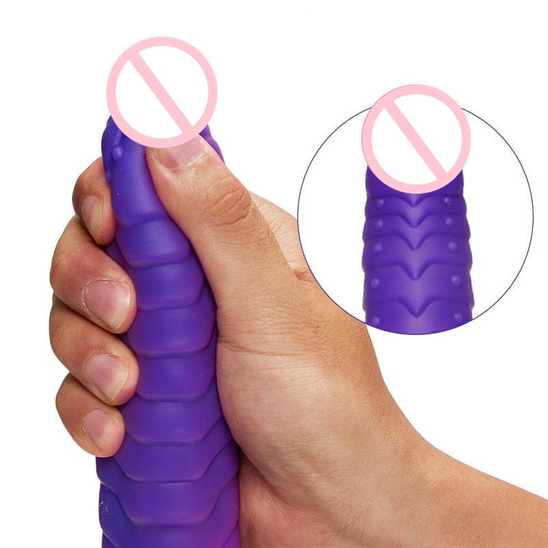 6.3���� intimilife - Telescopic Dildo Silicone Realistic Big Fake Penis Dildo Vibrator-IntimiLife