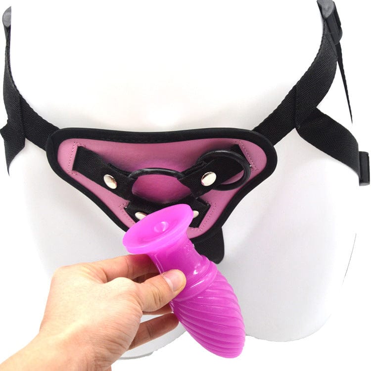 4.13‘’ Wearable Dildo Small Thread Anal Plug Lesbian Sex Toys-IntimiLife