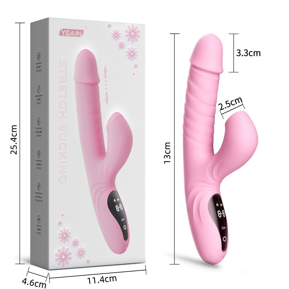 Close-up of body-safe silicone material and constant temperature feature
