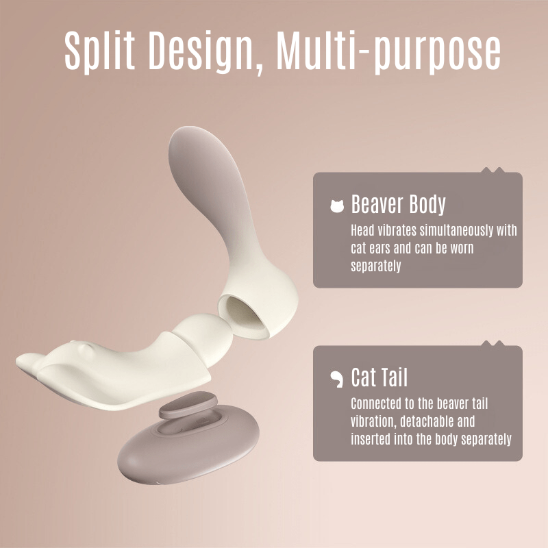 intimilife - Beaver Wearable Detachable Remote Control Vibrator-IntimiLife