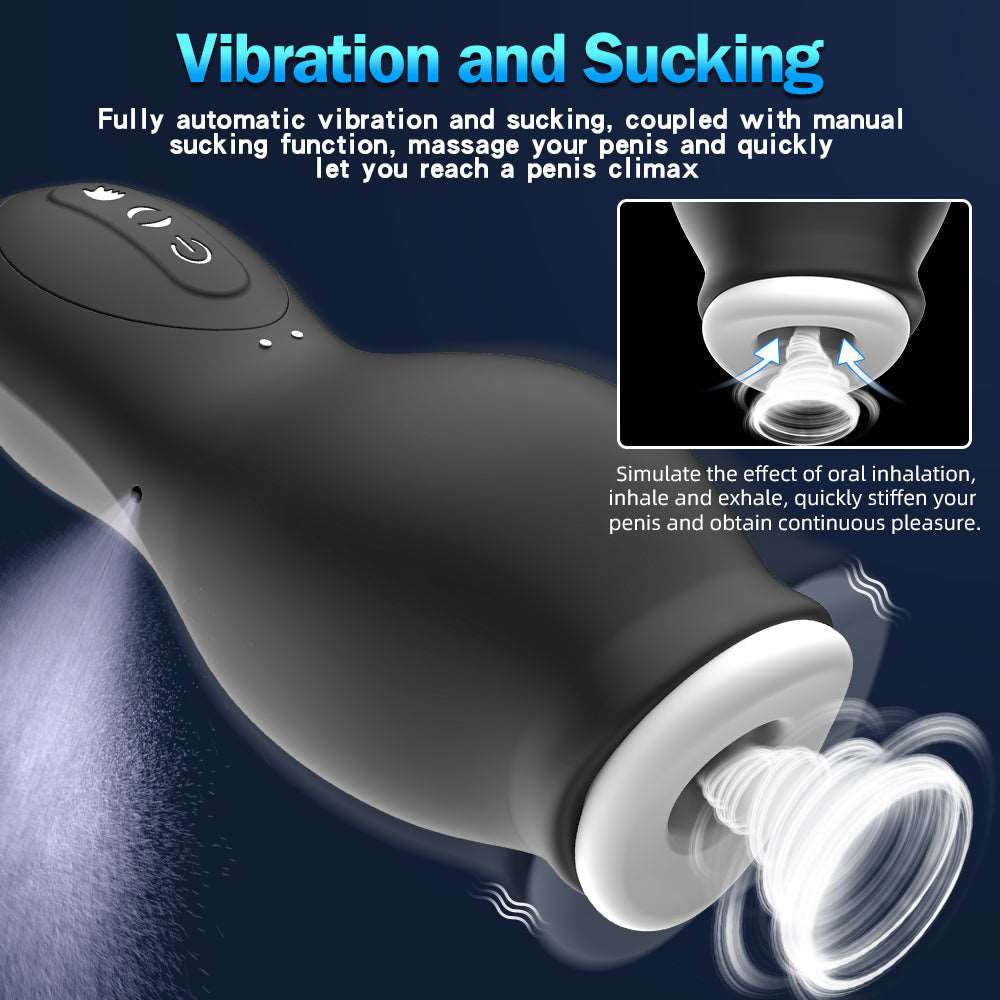 intimilife - Dragon Suction Trainer Sucking Vibration Male Masturbator-IntimiLife