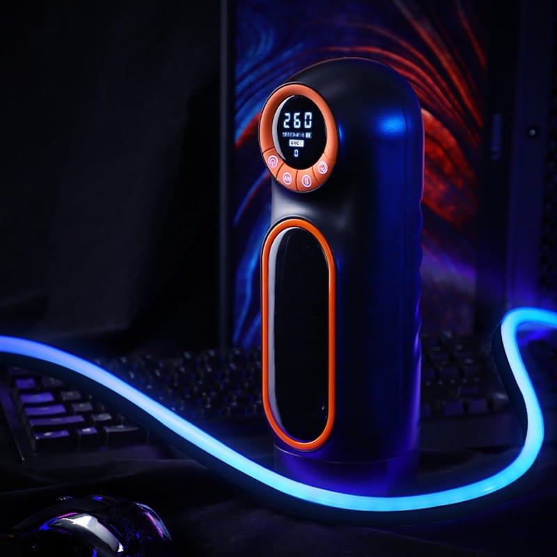 Close-up of realistic 3D vagina texture and internal stimulators