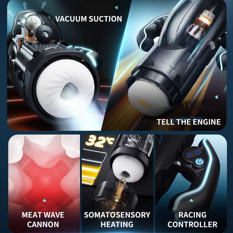 Easy to clean body-safe male toy with seamless design