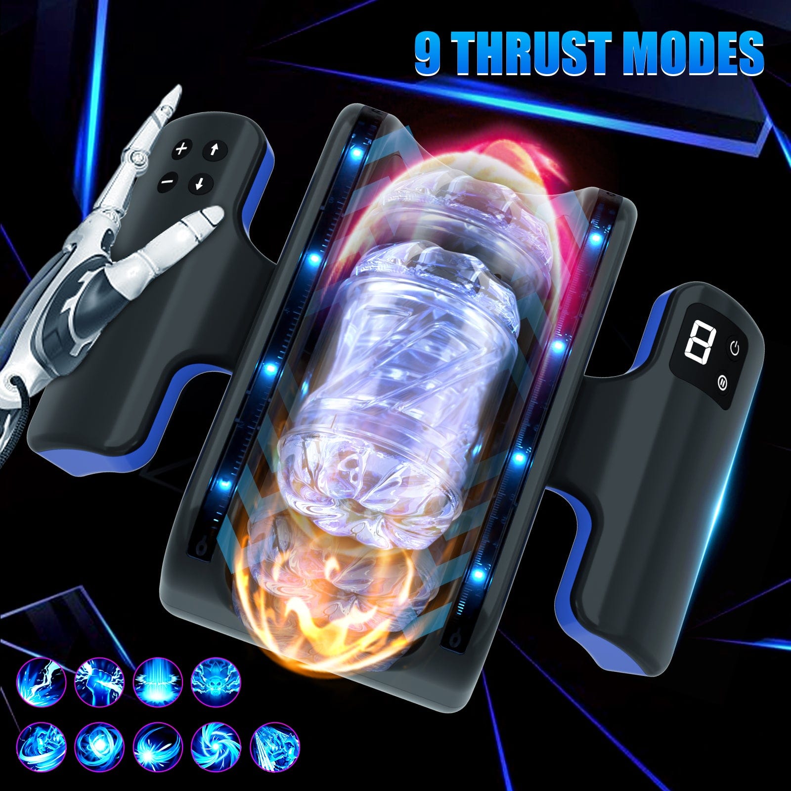 Cannon King Scaled-down Version Thrusting Masturbation Cup-IntimiLife