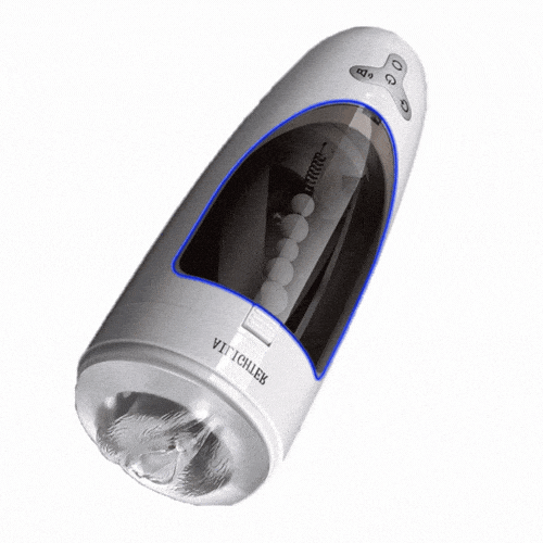 Male masturbator showing sleek design and ergonomic shape