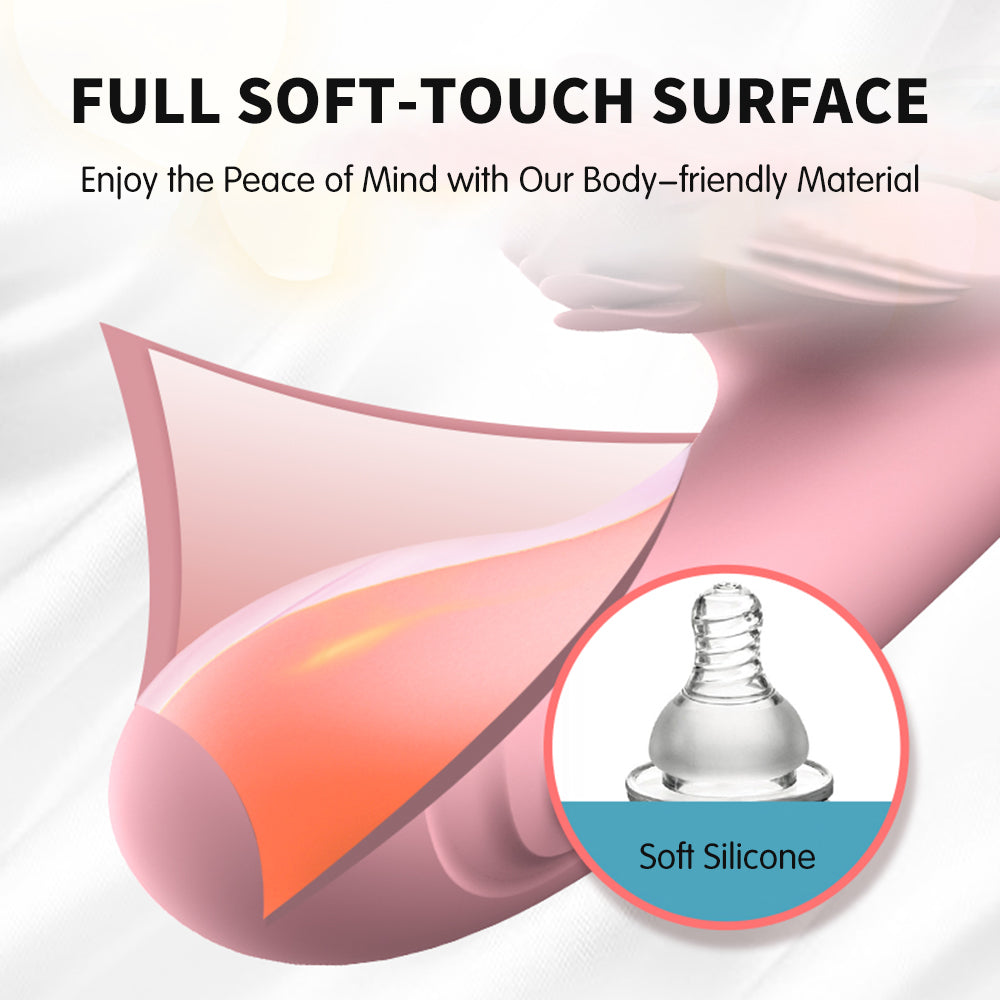 Waterproof and discreet G spot massager with USB charging port