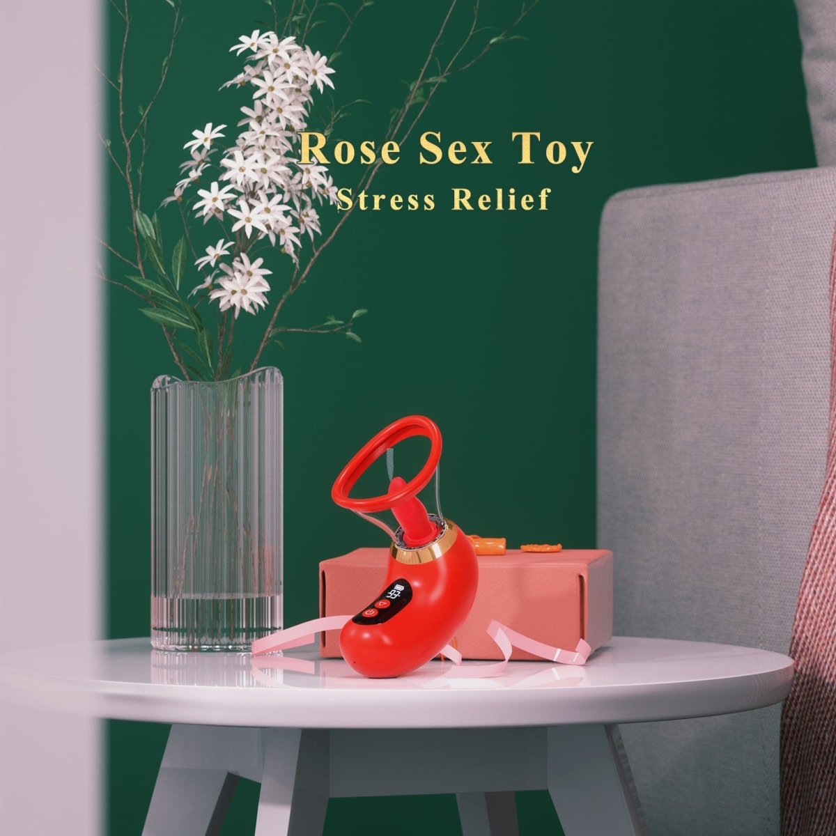 3 in 1 Tongue Sucking and Licking Clitoris Vibrator with App Control-IntimiLife