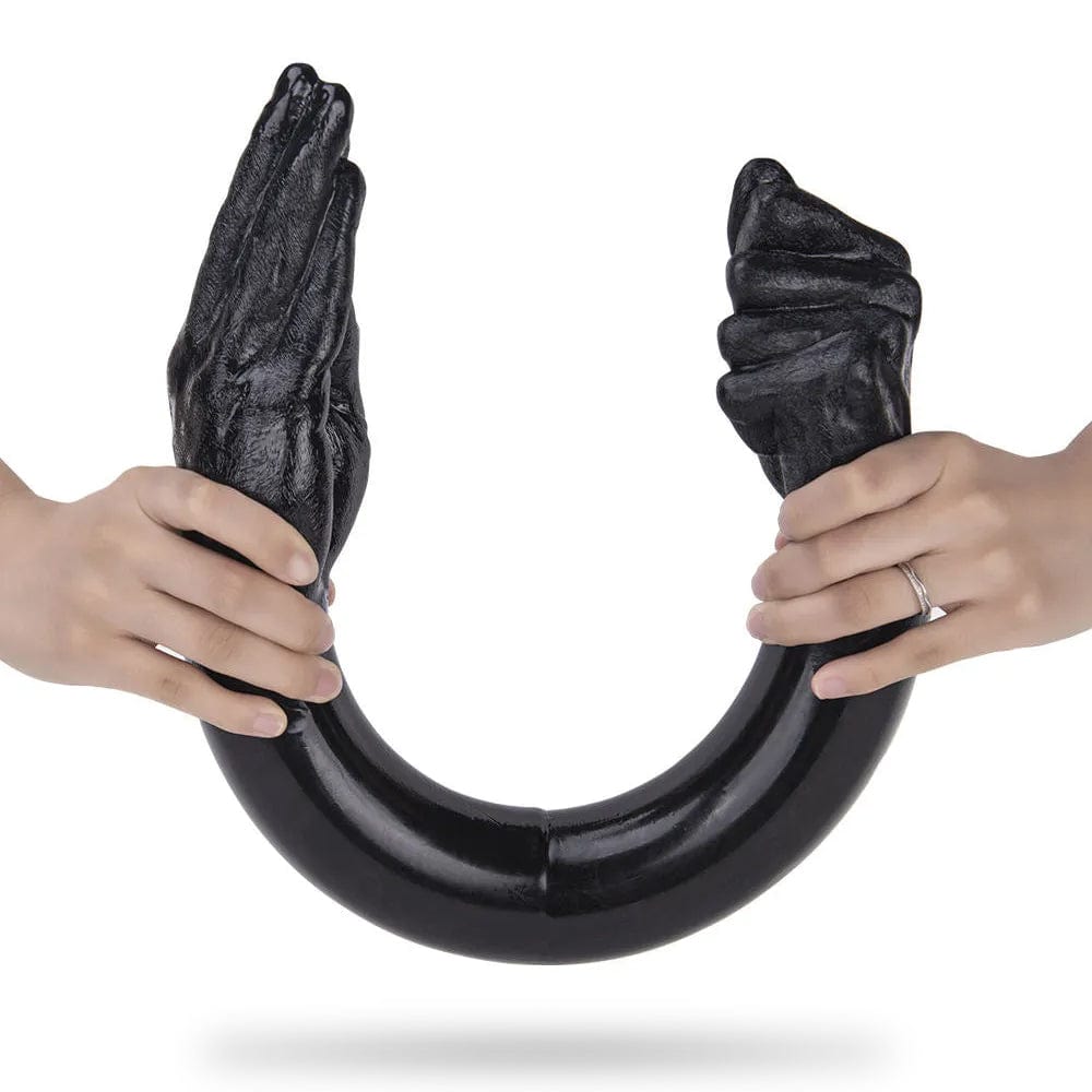 25.8‘’ Fisting Hand Dildo | Double Side Black Dildos for Men-IntimiLife