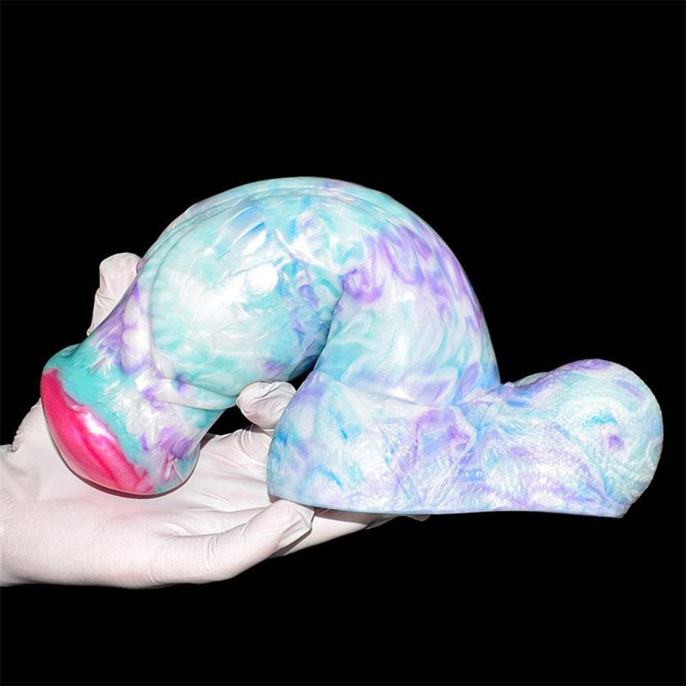 7.48‘’ Colorful Soft Mushroom Head Silicone Artificial Dildo-IntimiLife
