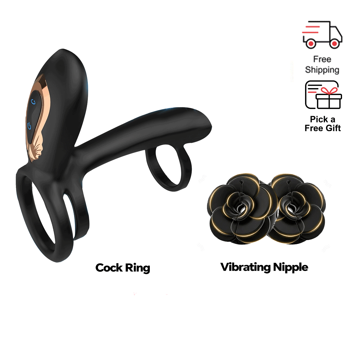 Intima - Vibe Ring for Couple G-Zone Intimate Stimulation features and controls