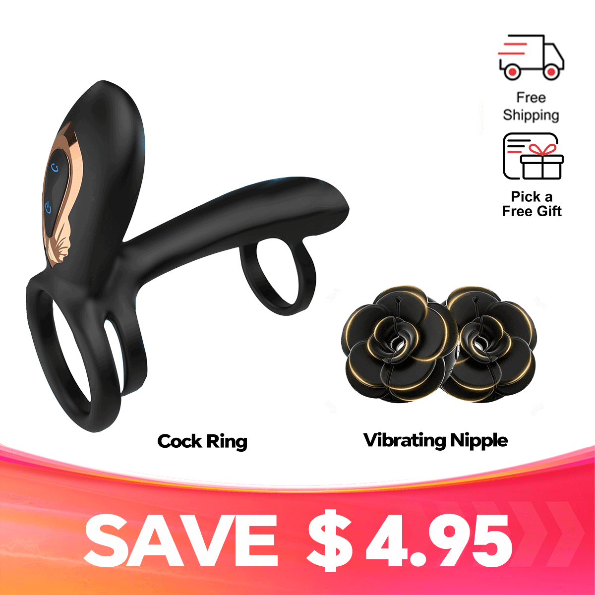 Intima - Vibe Ring for Couple G-Zone Intimate Stimulation