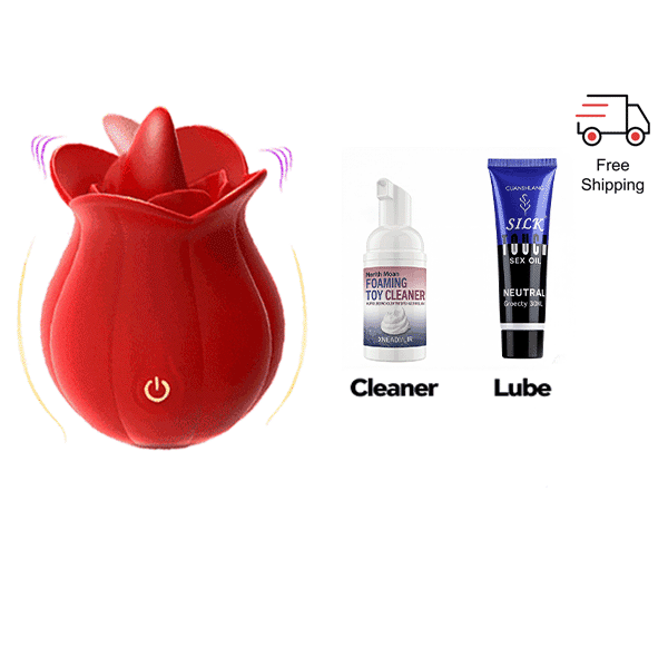 MLEM Rose Tongue-Style Massager – Easy-to-Position Design features and controls