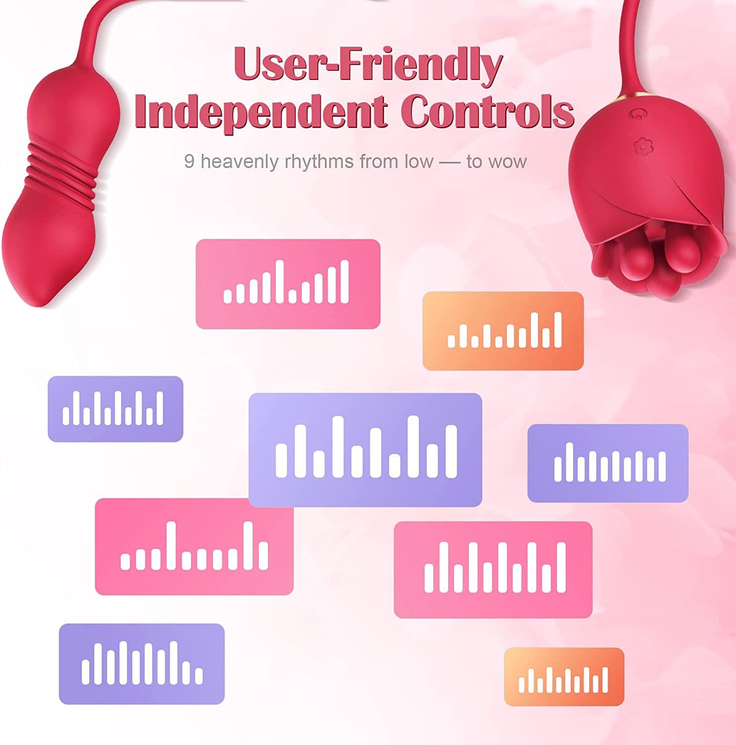 Body-safe silicone toy with telescoping functionality for customized use