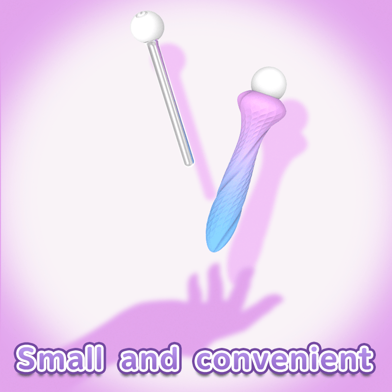 Waterproof vibrator in use with IPX7 rating display