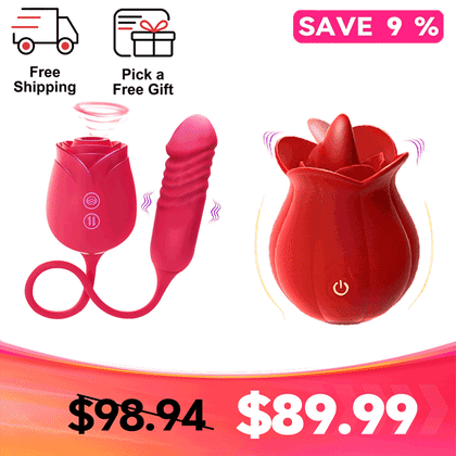Rose Mary - Dual Massager - Suction & Internal Vibe