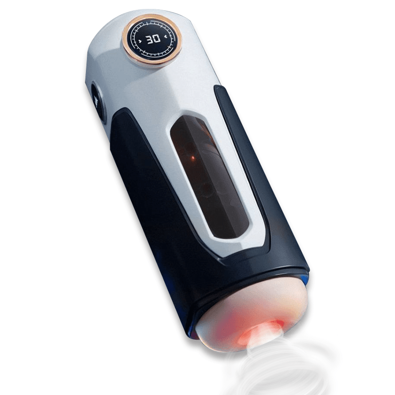 9 - Freq Smart Retractable Heating Masturbator-IntimiLife