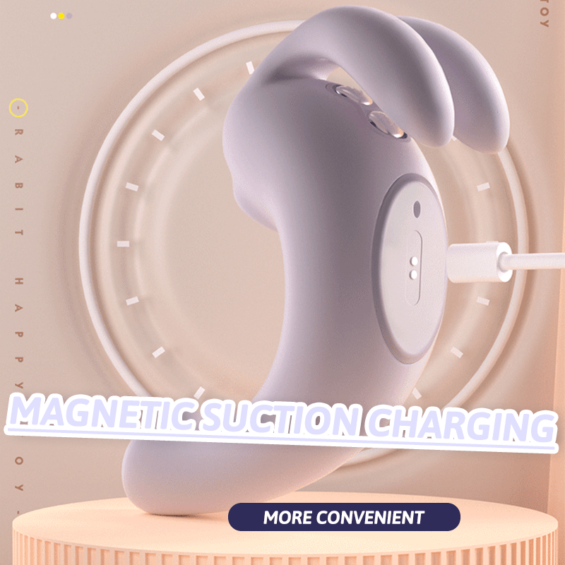 Stouch Sucking G-spot Vibrator With Rabbit Ears-IntimiLife