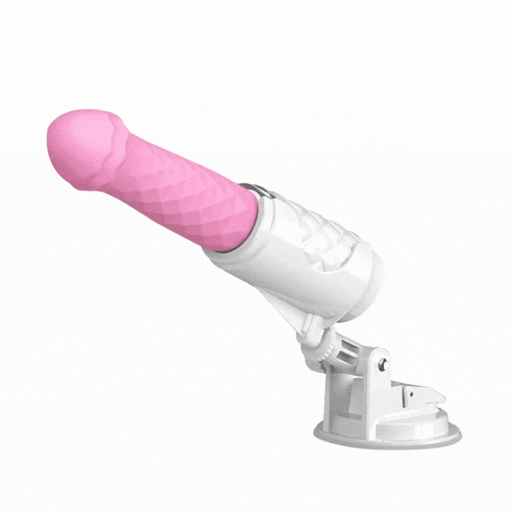Automatic telescopic suction cup showing hands-free design