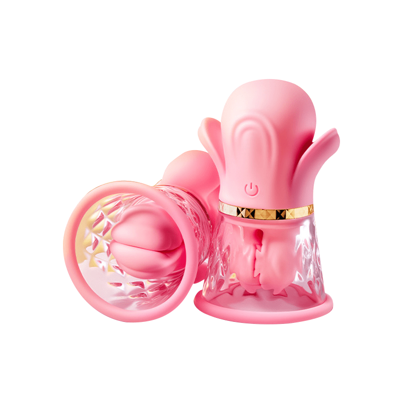 Close-up of silicone nipple clamp with smooth edges for safe skin contact