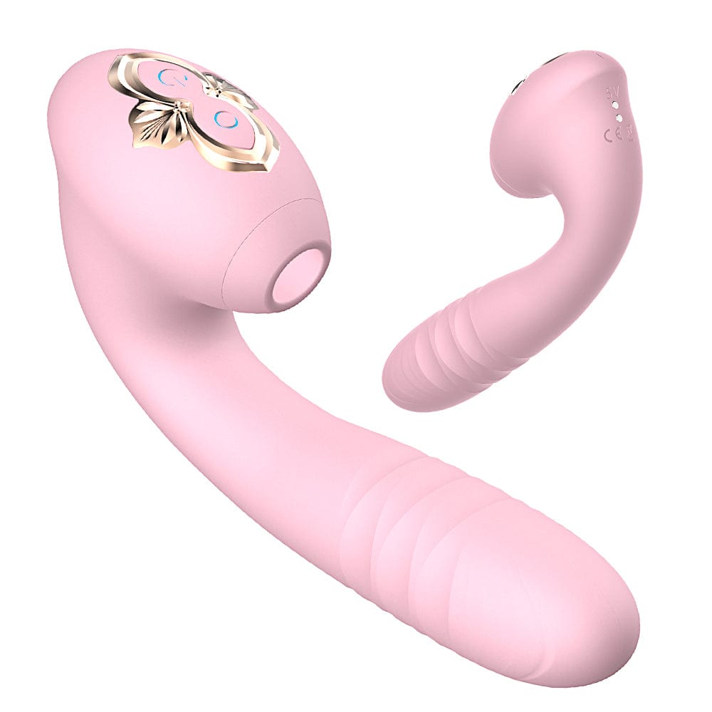 Close-up of suction head for clitoral stimulation with detailed texture