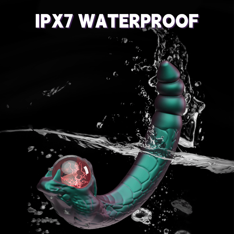 Blush Snake - shaped Vibrating  G SPpot Vibrator-IntimiLife