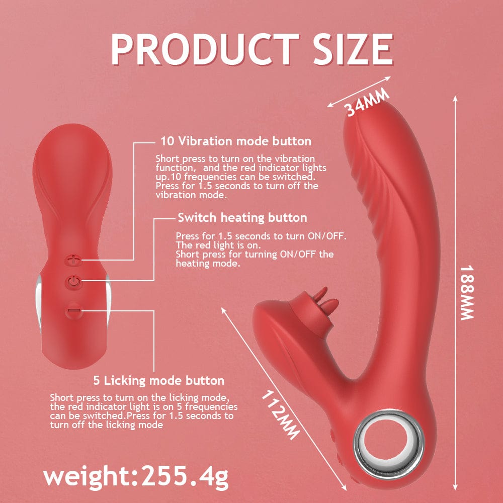 intimilife - Pussy Clitoral Stimulation Tongue Licking G Spot Orgasm Female Masturbation  Vibrator-IntimiLife