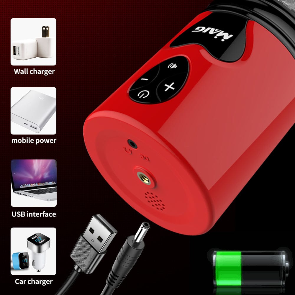 Hands-free demonstration with suction base attached to smooth surface