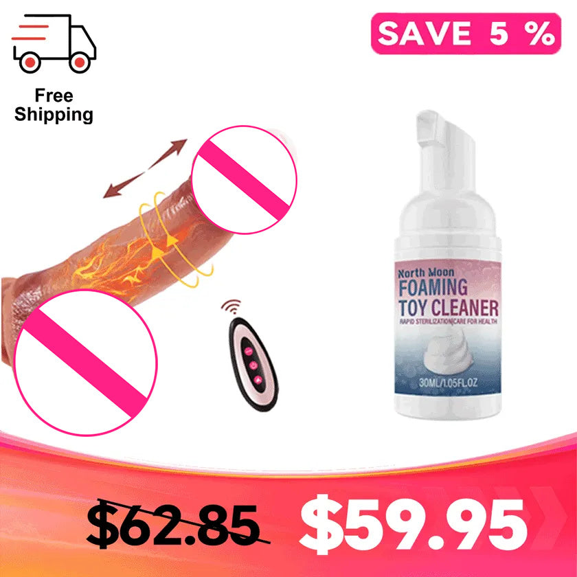8.66" Medical Silicone Heating Thrusting Massager