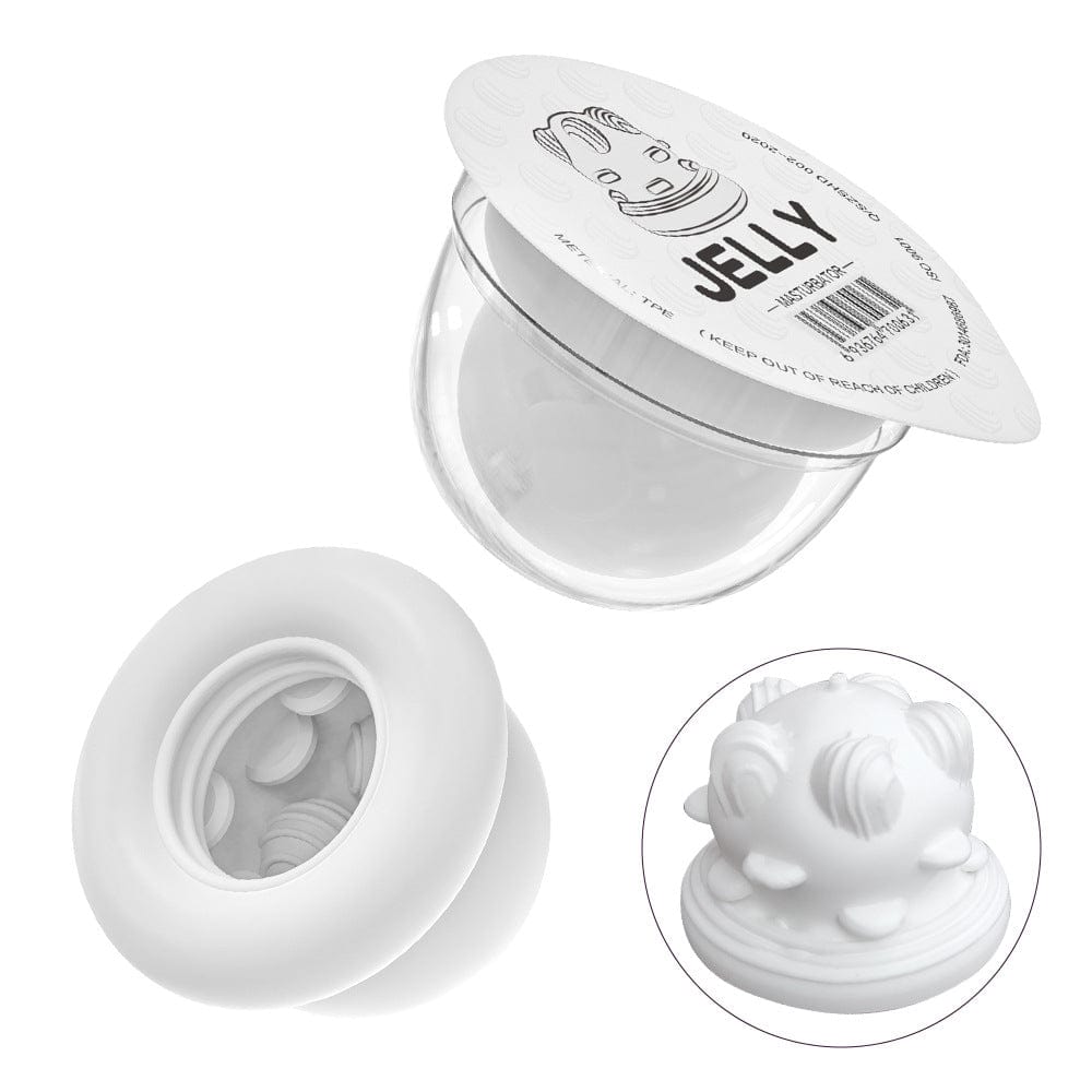 intimilife - Jelly Soft Male Masturbator Cup For Man Glans Stimulation-IntimiLife