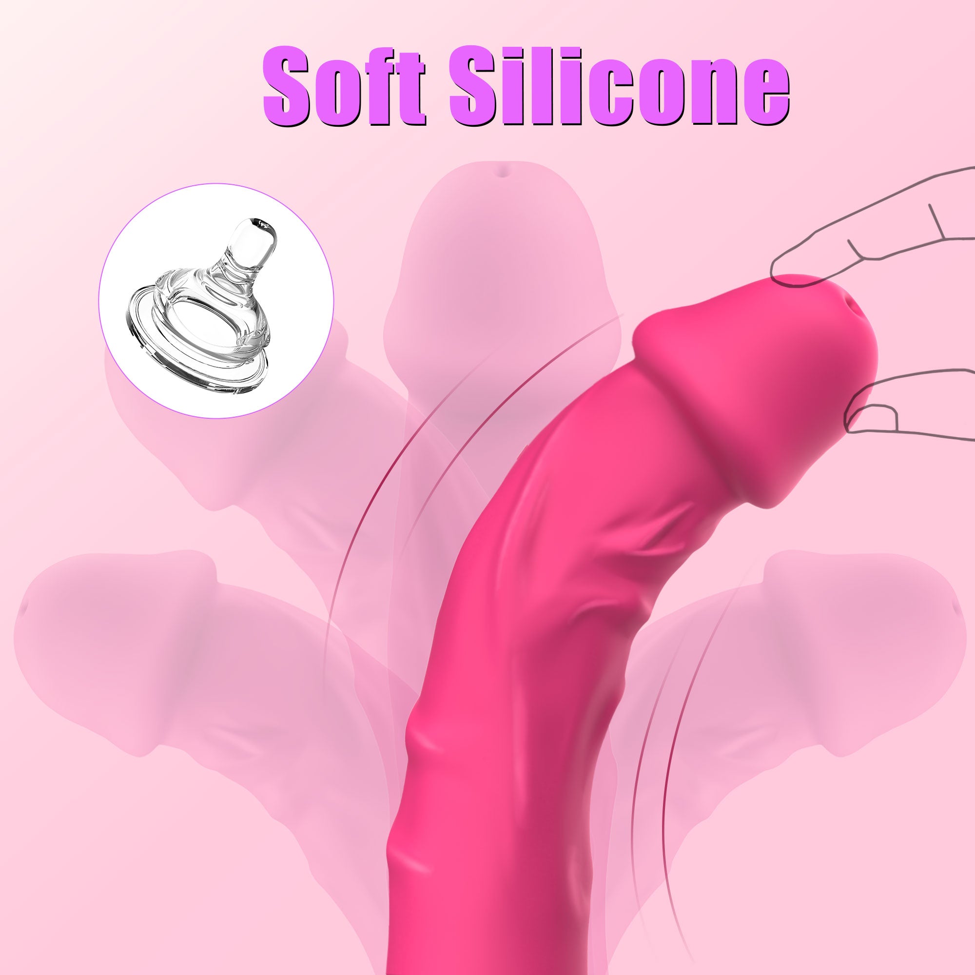 Dildo Vibrator With Vibration & Heating-IntimiLife