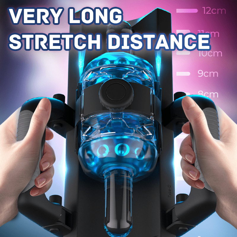 Thrusting Cannon King Mini 6-Segment Fixed-point Telescopic Male Masturbator-IntimiLife
