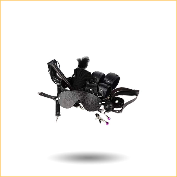 Plush Leather BDSM 7-Piece Set-IntimiLife