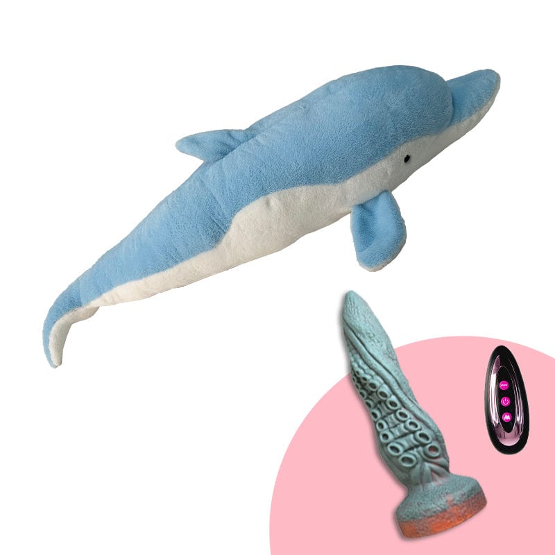 Close-up of thrusting mechanism and heating function on sex toy